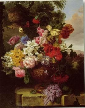 unknow artist Floral, beautiful classical still life of flowers.097 France oil painting art